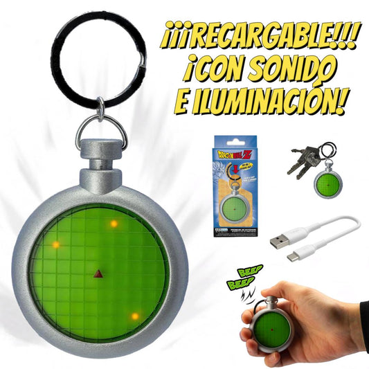 Llavero Radar Dragon Ball con Luz y Sonido